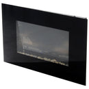 Camino Elettrico da Parete 90x56x9.5 cm 2000W Fiamma LED 7 Colori Nero 
