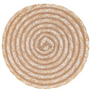 Set 6 Tovagliette Ø38 cm  in Paglia e Carta VdE Tivoli 1996 Spiral