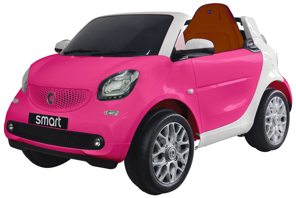 Macchina Elettrica per Bambini 12V Mp4 Smart Fortwo Cabrio Rosa online