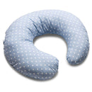 Cuscino Ciambella per Allattamento Anatomico Italbany Pois Azzurro