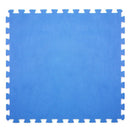 Tappeto Sottopiscina Morbido 6 Pezzi 60x60 cm Blu
