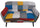 Divano 2 Posti 130x80x68 cm in Tessuto Patchwork