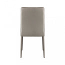 Sedia Blossom 41x50x91 h cm in Similpelle Tortora