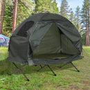 Tenda da Campeggio Singola 2 in 1 Verde 193x77x118 cm 