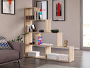 Libreria di Design 145x29x145 cm Scaffale in Legno Rovere