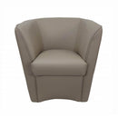 Poltrona Adda 75x66x76 cm in Similpelle tortora