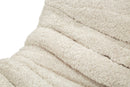 Poltrona Mask Bianca 103x100x80 cm in Spugna e Poliestere Bianco      