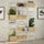 Libreria design 120x171 cm Niho bianco rovere