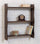 Piattaia in Legno 60x15x70 cm Noce
