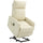 Poltrona Alzapersona Elettrica in Similpelle Crema