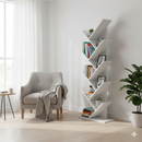 Libreria Ariane 50x25x141,5 h cm in Truciolare bilaminato Bianco