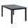 Tavolo Houston 150x90x74 h cm in Wicker Antracite
