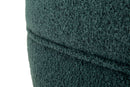 Poltrona Girevole Torino Ottanio 70x72x75 cm in Ferro e Compensato e Spugna e Poliestere Verde acqua e Oro e Nero      