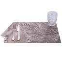 Set 12 Tovagliette 45x30 cm  in PVC VdE Tivoli 1996 Classic Grigio Scuro