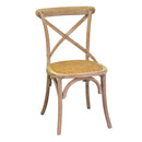 Sedia in Legno di Olmo 51x55H46,5/89cm Cross Naturale