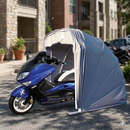 Motobox a Chiocciola Copertura Box in PVC per Moto Scooter - 280x130xh140 cm\/Grigio Maddi