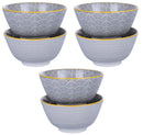 Set 6 Ciotole Ø12 cm 280 ml in Porcellana VdE Tivoli 1996 Confusion