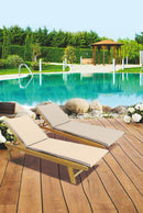 Cuscino per Lettino Prendisole 190x50x4 cm Soriani Avorio