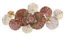 Pannello Flowery 118x10x58 cm in Ferro Multicolor-1