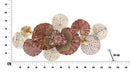 Pannello Flowery 118x10x58 cm in Ferro Multicolor-7