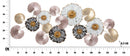 Pannello Pinky 133,5x6,5x54,5 cm in Ferro Multicolor-6