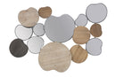 Specchio Quoxy 118x11x82,5 cm Lengo Ferro e Specchio Marrone-1