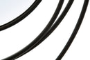 Specchio Dark Ø80x3 cm in Ferro Nero-4