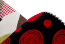Panca Imperial 102x31x54 cm in Legno Schiuma e Poliestere Multicolor-6