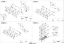Mobile Porta Vivande Manhattan 99,3x42x185 cm in Ferro e MDF-9