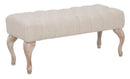Panchetta Provenza 97x42x40 cm Legno e MDF e Spugna e Poliestere-1