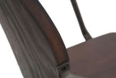 Set 2 Sedie 54x51x83 cm Harlem in Ferro e Legno Naturale e Grigio-8