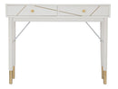 Console Luxy 100x40x79 cm in Legno e MDF e in Ferro Bianco e Oro-3