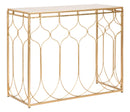 Consolle Arab 96,5x41x78 cm in Ferro Oro-1