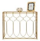 Consolle Arab 96,5x41x78 cm in Ferro Oro-8