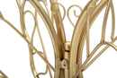 Console Butterfly 110x40x76 cm in Ferro e Vetro Oro-3