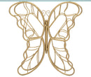 Console Butterfly 110x40x76 cm in Ferro e Vetro Oro-5