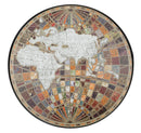 Tavolo da Caffé World Ø50x37 cm MDF e in Ferro Multicolor-3