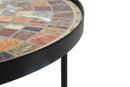 Tavolo da Caffé World Ø50x37 cm MDF e in Ferro Multicolor-5