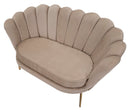 Divano 2 Posti 136x76x78 cm in Tessuto Imbottito-4