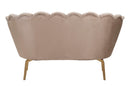 Divano 2 Posti 136x76x78 cm in Tessuto Imbottito-7
