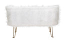 Divanetto 2 Posti 134x54x77 cm in Tessuto Imbottito-5