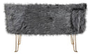 Divanetto 2 Posti 134x54x77 cm in Tessuto Imbottito-7