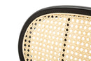 Sedia 43x54x80 cm in Metallo e Tessuto Nero-6