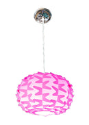 Paralume da Soffitto Chip Viola Ø28x18 cm Plastica-1
