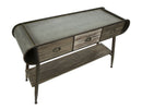 Console Moscow 120x42x80 cm Legno di Abete e in Ferro-10