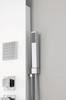 Colonna Doccia Idromassaggio in Alluminio Bianco Alaska-4