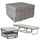 Pouf Letto Trasformabile Pieghevole con Materasso Rivestimento Corda