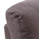 Poltrona Relax Reclinabile Manuale in Tessuto Amabel a Tortora-3