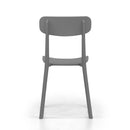 Sedia 81x45x39 cm in Polipropilene Chapeau Grigia-5