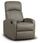 Poltrona Relax Reclinabile Manuale Rivestimento in Similpelle Spike a Fango